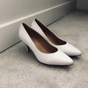 Classic White Heels